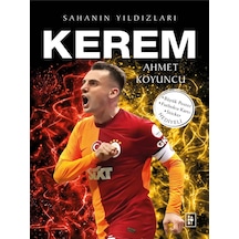 Futbol Kitapları Sahanın Yıldızları Kerem Büyük Poster Sticker Futbolcu Kartı Hediyeli