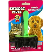 Cat&Dogmozz Otomatik Tek Tuşla Temizlenebilen Kedi Köpek Fırçası Çok Renkli