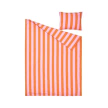 Ikea Slanhöstmal Tek Kişilik Nevresim Takımı 150 X 200 Cm Pembe - Turuncu