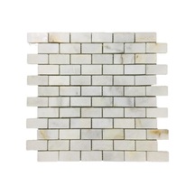 2,3 x 4,8 Brick Golden Cilalı Mermer Mozaik