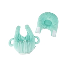 Sones Bebek Bebek Şişe Rafı Serbest El Şişe Tutucu Pamuklu Bebek Süt Şişesi Besleme Öğrenme Emzirme Yastık Minderi Mavi