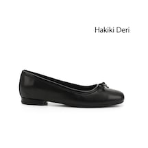 Gönderi(R) Gönderi R Siyah Fiyonklu Hakiki Deri Babet Siyah