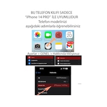 İphone 14 Pro Uyumlu Bebek Kız Jean Kot Baskılı Silikon Kılıf