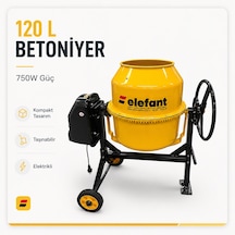 120 L Betoniyer Harç Karma Makinası Karıştırıcı