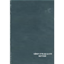 Giden Evrak Kayıt Defteri Ciltli 96 Yp Özkan Koyu Lacivert