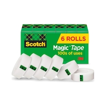 Scotch Sihirli Bant, 7,5 X 2,5 Cm, 6'li Paket 810k6 Diğer