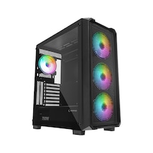 Rampage X-chain Temper Camlı 750w 80 Plus Bronze 4 Adet Rgb Fanlı Gaming Oyuncu Kasası
