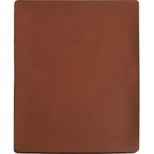 Su Geçirmez Evcil Hayvan Mama Matı Büyük Silikon Evcil Hayvan Mama Kabı Pedi Yükseltilmiş Kenarlı Kahve