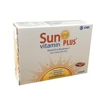 Sun Vitamin Plus Vitamin D3 İçeren Takviye Edici Gıda 30 Kapsül
