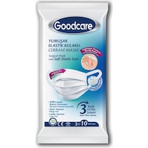 Goodcare Meltblownlu 3 Katlı Cerrahi Maske 24 x 10'lu Paket Beyaz