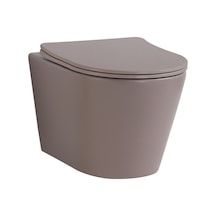 Et-H201Mk Mat Kahverengi Klozet