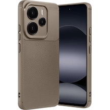 Newface Xiaomi Note 14 5g Auto Focus Karbon Kapak - Kahverengi Çok Renkli