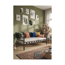 Missidea Kamelya Sedir Metal Siyah Karyola 90x190 Cm 90 x 190 CM