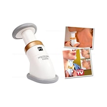 Neckline Slimmer Gıdık Gıdı Eritme Çene Altı Masaj Aleti Beyaz