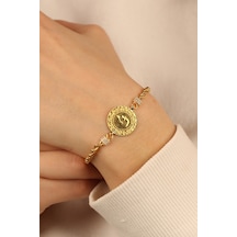 Çgk Çiğdem Gürel Kuyumculuk Çeyrekli Halat Altın Bileklik Gold