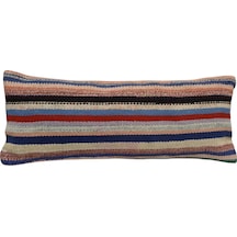 Zehra Abla Halı Yeni El Dokuma Dekoratif Lumbar Kilim Kırlent Yastık Kılıfı 6205