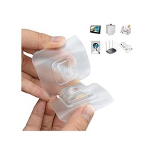 9 Sets Sihirli Kanca Çıft Taraflı Çok Amaçlı Kancalar Kendinden Yapışkanlı Şeffaf Su Geçırmez Ve Yağ Geçırmez. Mutfak Banyo Oturma Odası Içın Delme Yok Çıkarılabilir Max 10kg 50cm