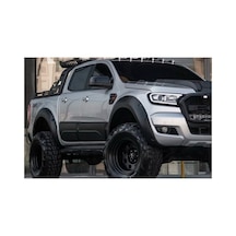 Ford Ranger T6 T7 T8 2012-2022 Kapı Kaplama Seti Yan Kapı Koruma Mat Siyah