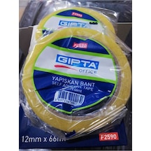 12Mmx66Mt Yapışkan Bant Gk01582 Bir Paket 12 Adettir