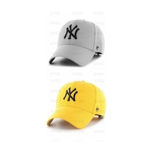 Gyes Spor Ny Şapka Unisex 2'li Takım Arkası Cırtlı Ayarlanabilir Gri Sari Gri - Sarı
