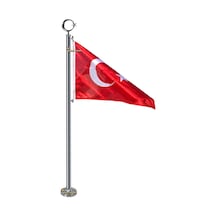 Şehitlik Mezarlık Bayrak Direği Paslanmaz 1.5 M