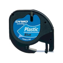 Dymo Letratag Plastik Etiket Şerit Mavi 59426 12Mm X 4 Metre
