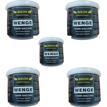 5 Adet Çok Amaçlı Ahşap Parke Masa Sehpa Çizik Çok Amaçlı Tamir Dolgu Macunu Venge 240 Gr