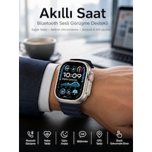 Akıllı Saat Sesli Görüşme Titreşimli Gps Bağlantısı Müzik Dinleme Sosyal Medya Bildirimleri Yeni Nesil - Lisinya