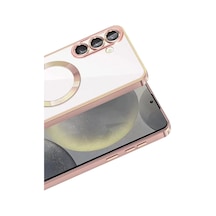 Newface Samsung Uyumlu Galaxy A37 5g Kross Magneticsafe Kapak - Rose Pembe