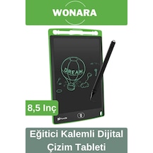 Deluxe Elektronik Grafik Yazma Tahtası Kalemli Silinebilir Not Çizim Panosu Eğitici Tablet 8,5 Inç Diğer