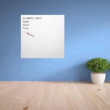 Ders Çalışma Yazı Tahtası Manyetik Mıknatıslı Duvar Stickerı Beyaz