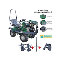 Kaan 26 M 4x4 Dizel Çapa Makinesi