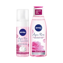 NIVEA Yüz Bakım Aqua Rose Yüz Yıkama Köpüğü 150 ML + Tonik 200 ML