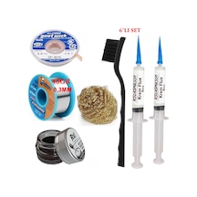 Mechanic Lehim Teli 0,3mm 40gr Havya Uc Temizleyici Rslasm Flux Ve Cp-3015 Lehim Emme Teli Seti1 St08