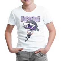 Fortnite - A L'Air Beyaz Çocuk Tshirt