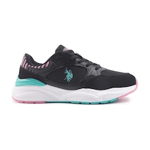 U.s. Polo Assn. Blossom 4fx Kadın Siyah-mint-pembe Sneaker Ayakkabı-siyah Siyah