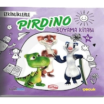 TRT Çocuk Etkinliklerle Pırdino Boyama Kitabı - 4- Burhan Yayıncılık