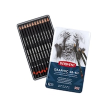 Derwent Graphic Dereceli Kalem 12Li Medium  Set