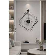 MetaQuartz Aksesuar İtalyano Ferrero Luxry Series Metal Duvar Saati, Modern Saat