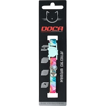 Doca Premium Rainbow Desenli Kedi Boyun Tasması