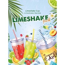 Cool Lime Bardağı - Limeshake Bardak 600 Ml Diğer