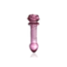 Red Fox Pembe Kristal Cam Anal Plug Yapay Penis 16 Cm