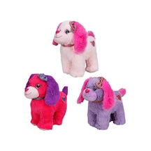 Peluş Köpek Oturan Renkli 25 Cm 1 Adet Fiyatıdır Amber