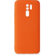 Newface - 837 - Xiaomi Redmi 9 Kılıf Nano İçi Kadife Silikon - Edntrend - - Turuncu