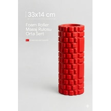 Sunyoga Foam Roller Masaj Rulosu Orta Sert Spor Sonrası Kas Gevşetici Yoga Pilates Fitness Masaj Köpüğü