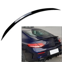 Mercedes W205 Coupe 2016- Plastik Parlak Siyah Spoiler-spoyler