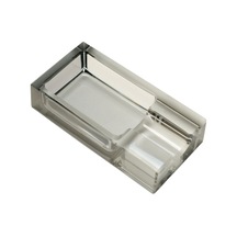 Premiumquality Siyah Şeffaf Kristal Tekli Puro Küllüğü - Tr9746