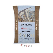 T-yem Mix Flake 10 Kg - Mısır Ve Arpa Ezme Flake Yem