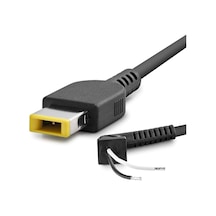 Notebook Adaptör Kablosu Usb Pın Yoga 120w-150w Siyah Hdx5562 Evimdeyokyok