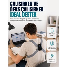 Kablosuz Akıllı Dik Duruş Aparatı Titreşim Hatırlatma Özellikli Destekleyici